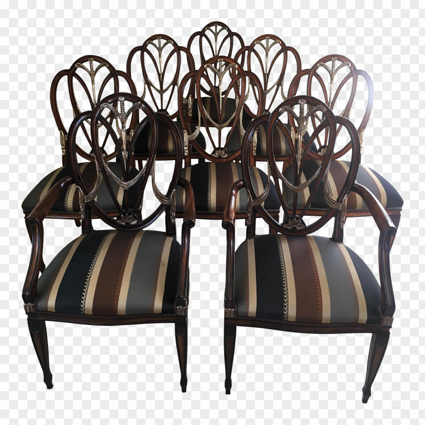 Civilized Dining Table Chair Furniture Room Mahogany PNG