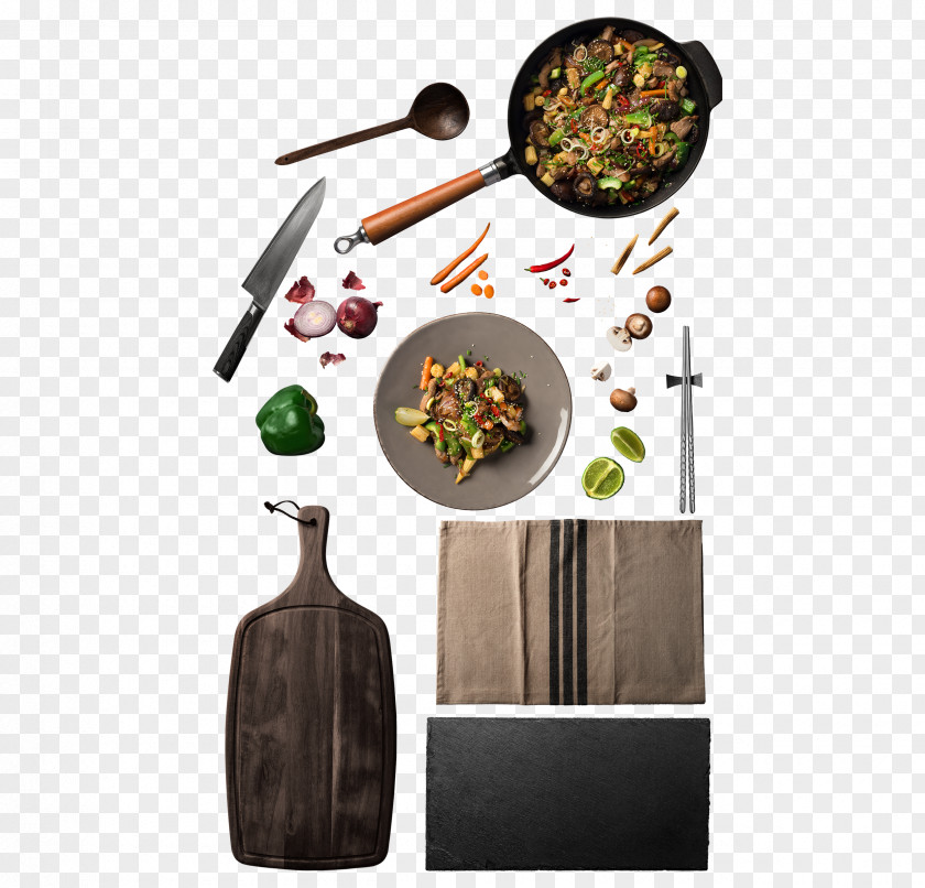 Frying Pan And Knife Download Clip Art PNG