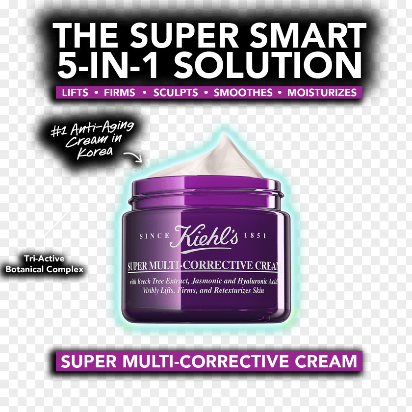 ดพำห้ Kiehl's Super Multi-Corrective Cream Brand Anti-aging PNG