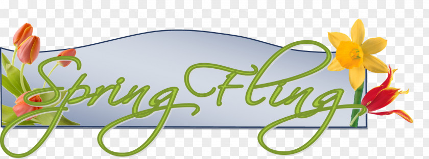 Spring Forward Fling Open House Graphic Design Logo PNG