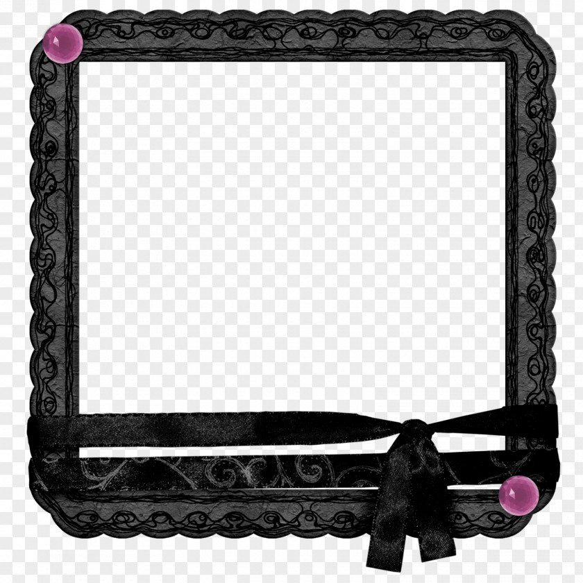 Gothic Cross Picture Frames Black And White Clip Art PNG