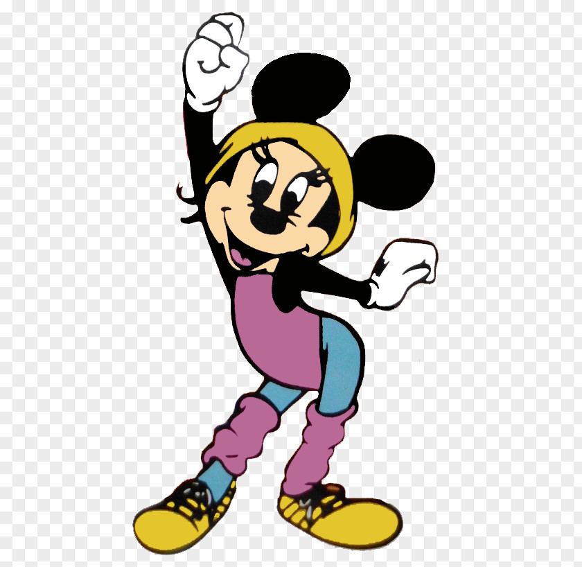 Minnie Mouse Polka Dot Skirt Aerobic Exercise Clip Art Dance Aerobics PNG
