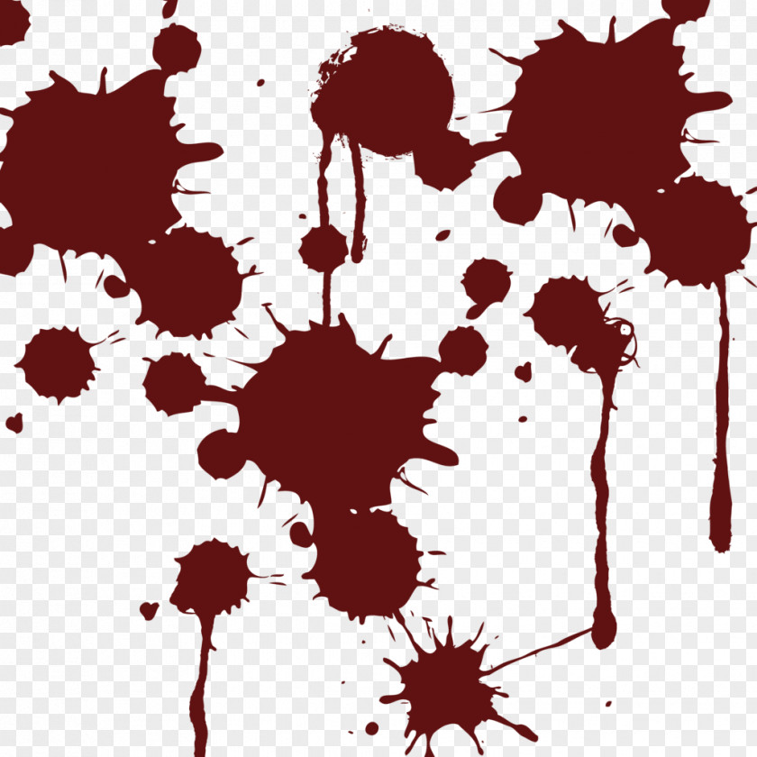 Blood Splatter Clip Art PNG