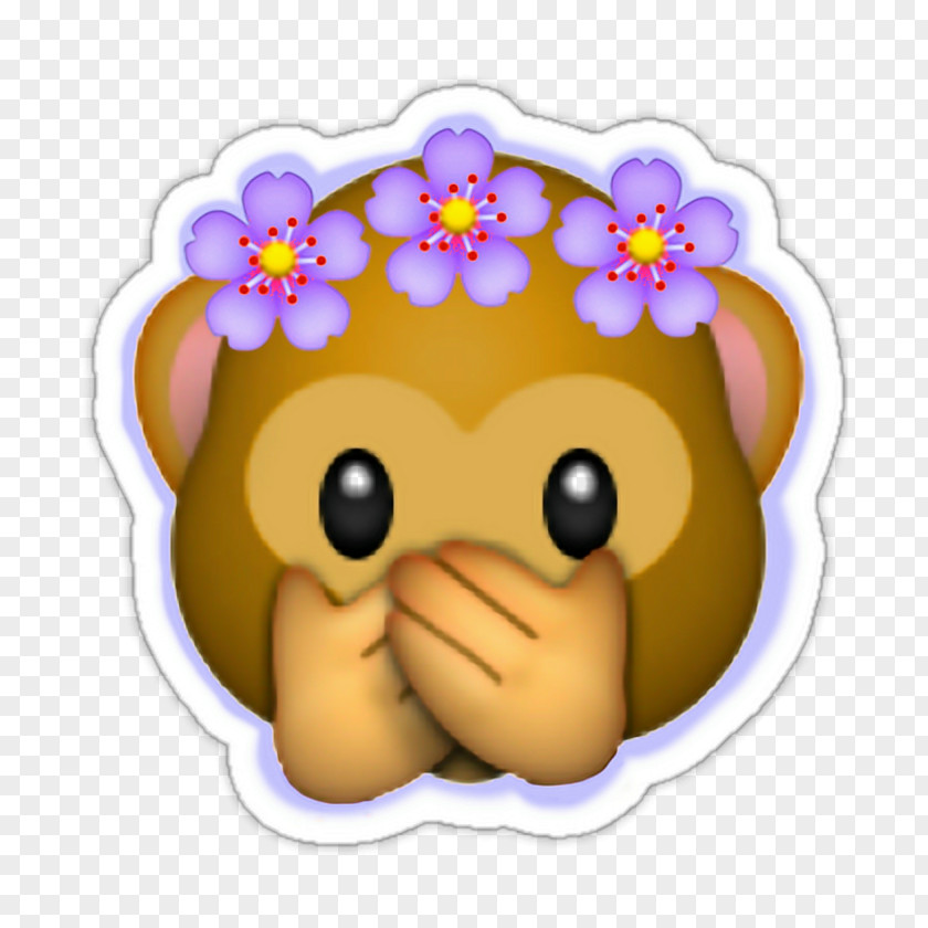 Emoji Sticker Wreath Flower Crown PNG