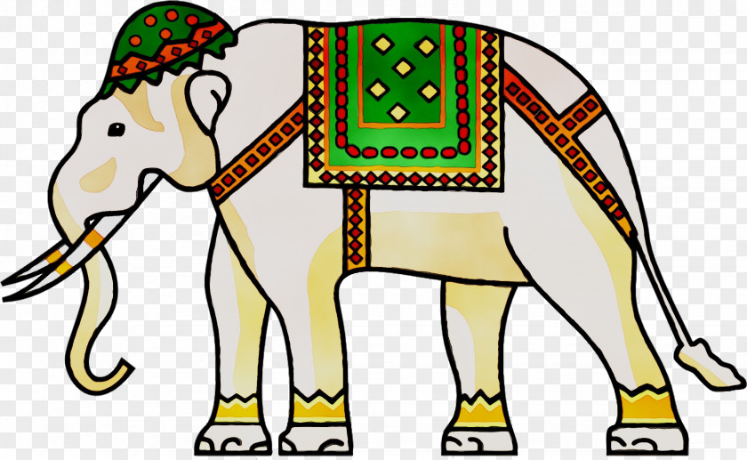 Indian Elephant Clip Art Vector Graphics Image PNG