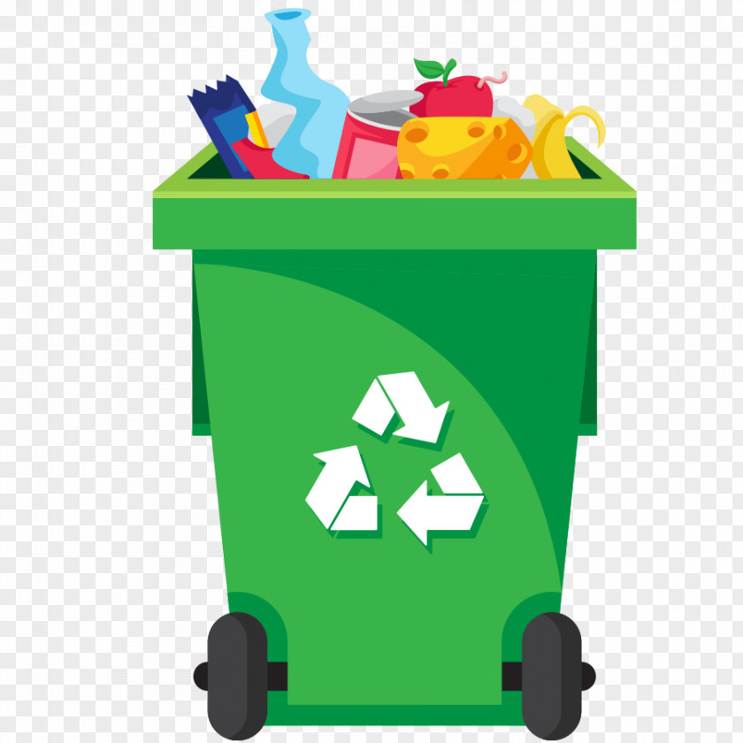 Rubbish Bins & Waste Paper Baskets Recycling Bin Management Vector Graphics PNG