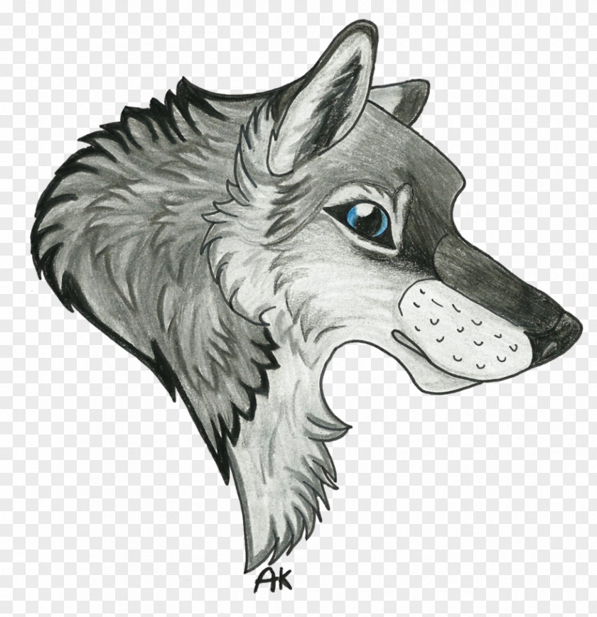 Wolf Spirit Gray Snout White Wildlife Character PNG