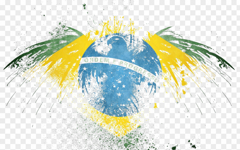 Brazil Watercolor Flag Of High-definition Television Desktop Wallpaper Widescreen PNG