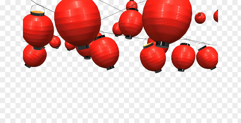 Chinese New Year Red Lanterns Lantern Download Illustration PNG