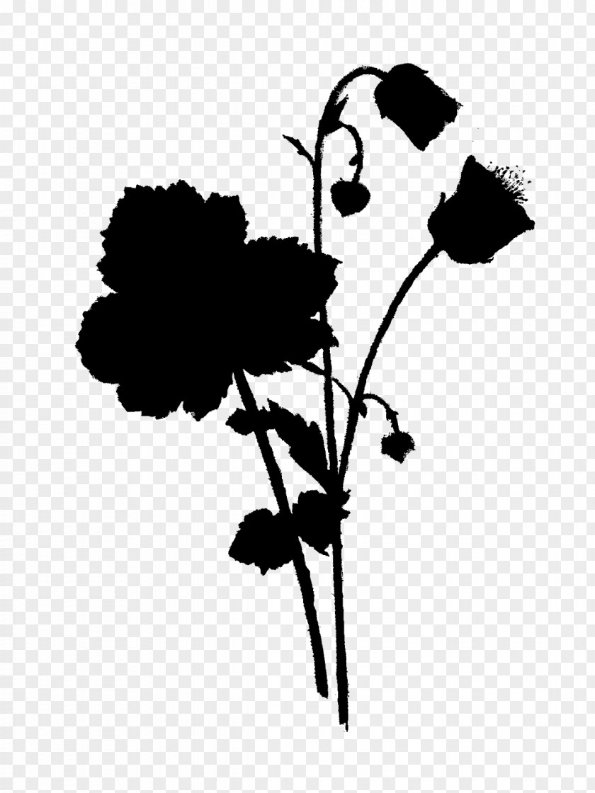 Clip Art Illustration Silhouette Plant Stem Flowering PNG