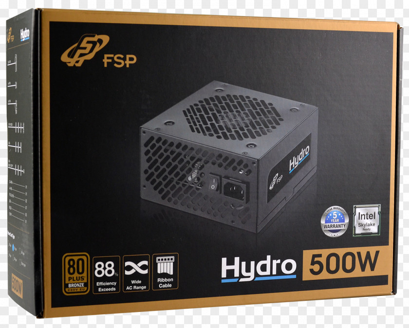 Colorful Boxes Power Supply Unit 80 Plus Converters FSP Group ATX PNG