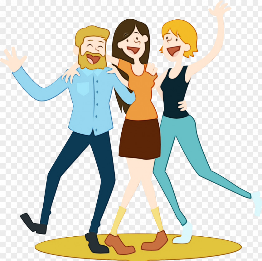 Conversation Gesture Friendship Day Cartoon PNG