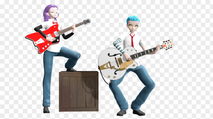 Five Nights At Freddy's MikuMikuDance Guitar This Boy PNG