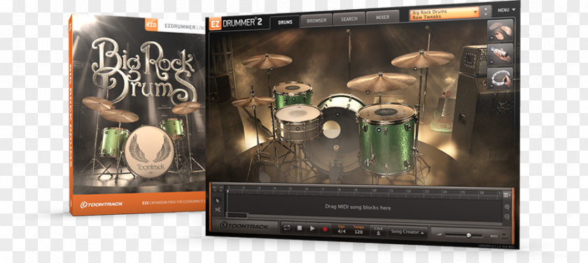 Mic Drop Toontrack Big Rock Drums EZX EZdrummer 2 Superior Drummer PNG