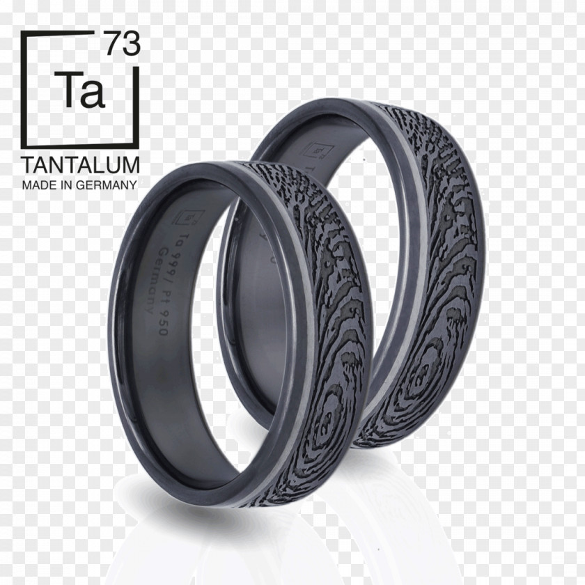 Ring Tantalum Capacitor Gold Platinum PNG