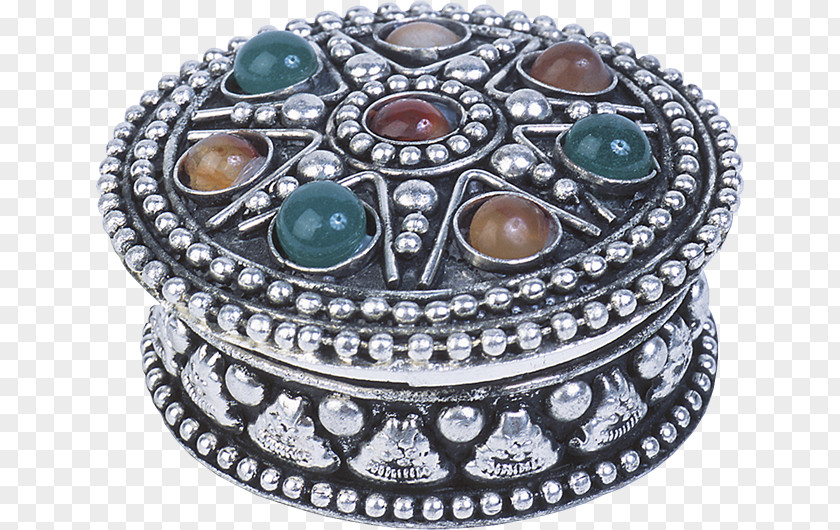 Silver Casket Jewellery Animaatio Turquoise PNG