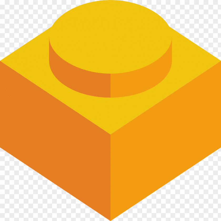 Brick Alt Angle Point Yellow PNG