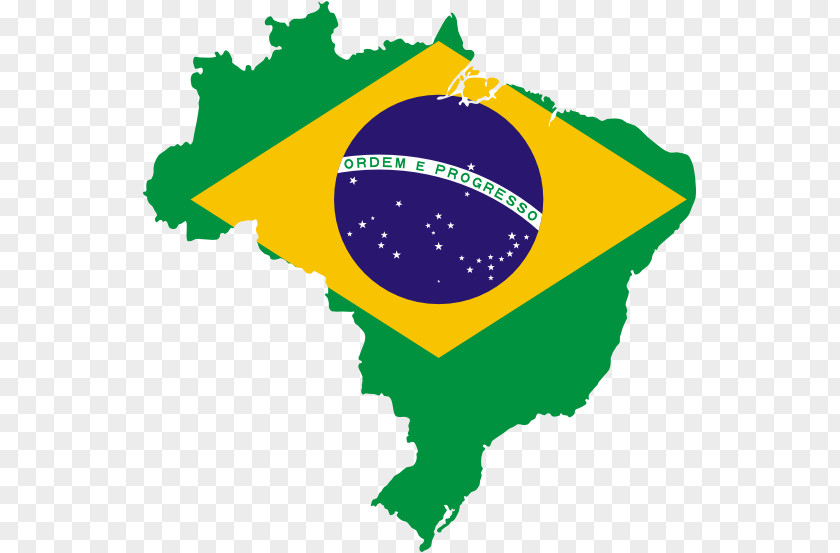 Openclipart.org Independence Of Brazil Flag Map PNG