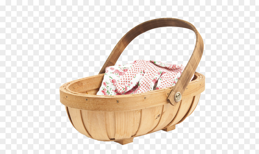 Wood Basket PNG