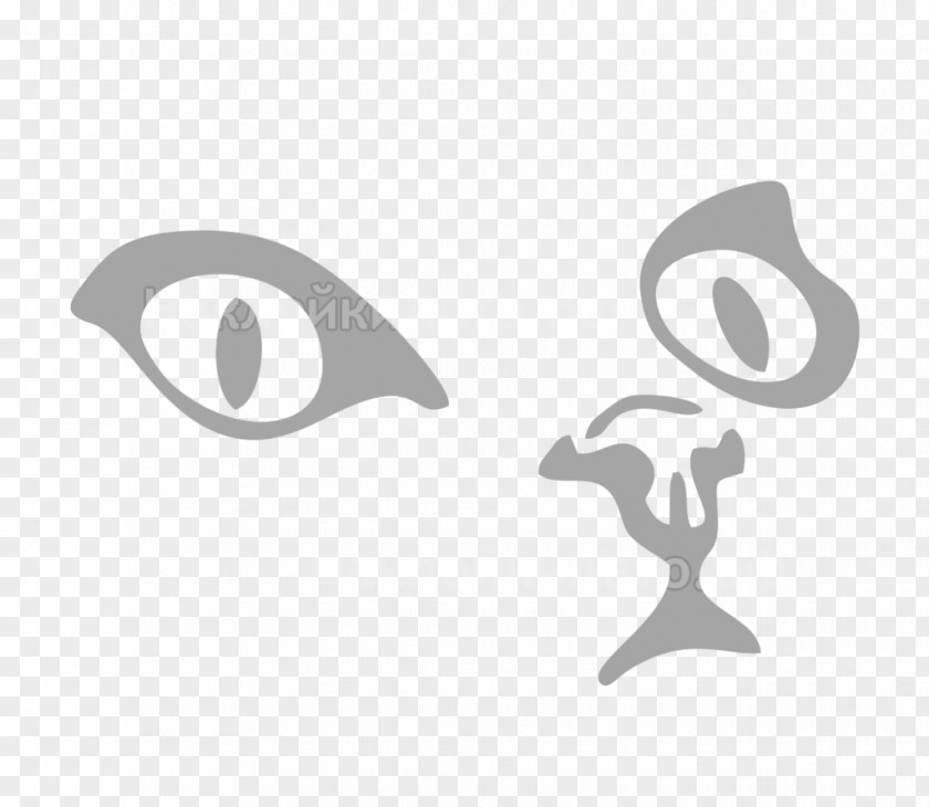 Cat Cat's Eye Decal Kitten Stencil PNG