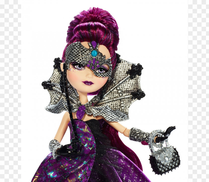 Doll Ever After High Thronecoming Raven Queen Legacy Day Dragon Games: The Junior Novel Based On Movie PNG