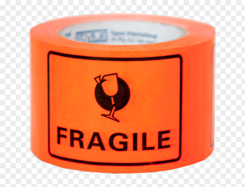 Fragile Adhesive Label Tape Paper Box PNG