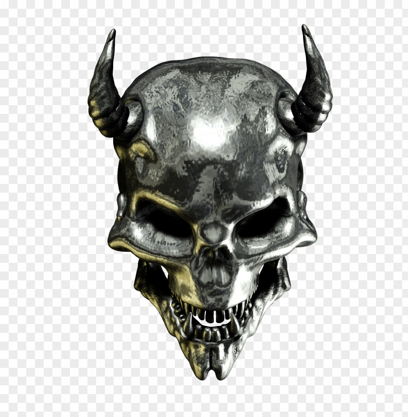 Black Skull Bone Skeleton PNG