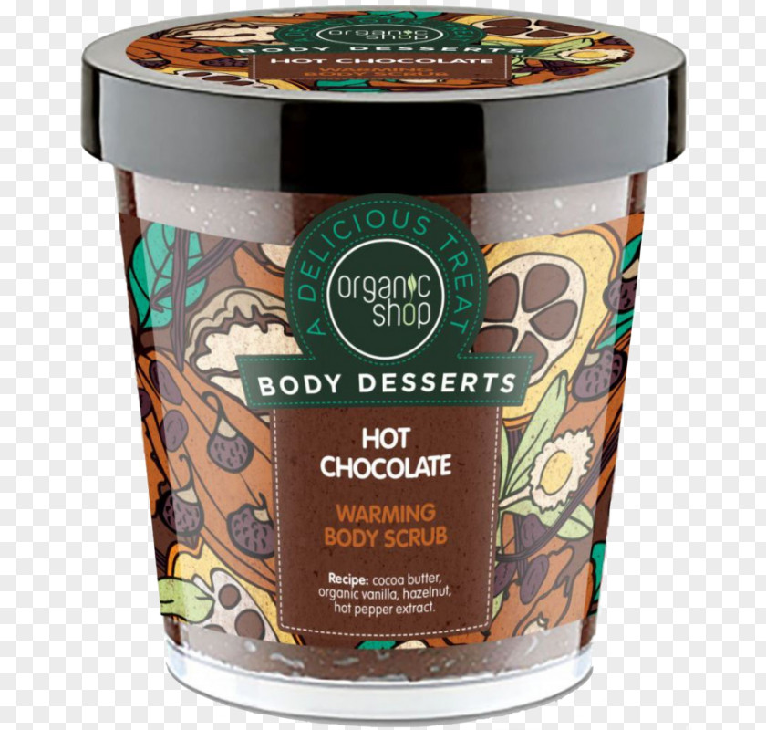 Body Scrub Hot Chocolate Organic Food Cream Dessert PNG
