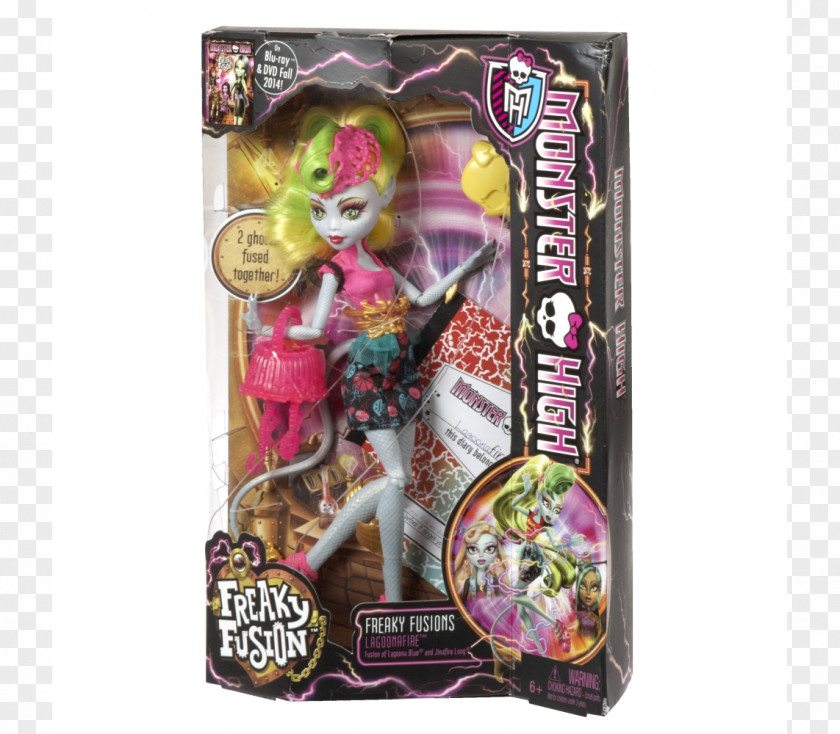 Doll Amazon.com Monster High Frankie Recharge Station Toy PNG