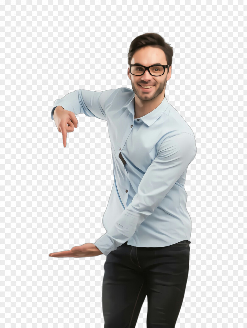 Finger Eyewear White Standing Arm Sleeve Gesture PNG