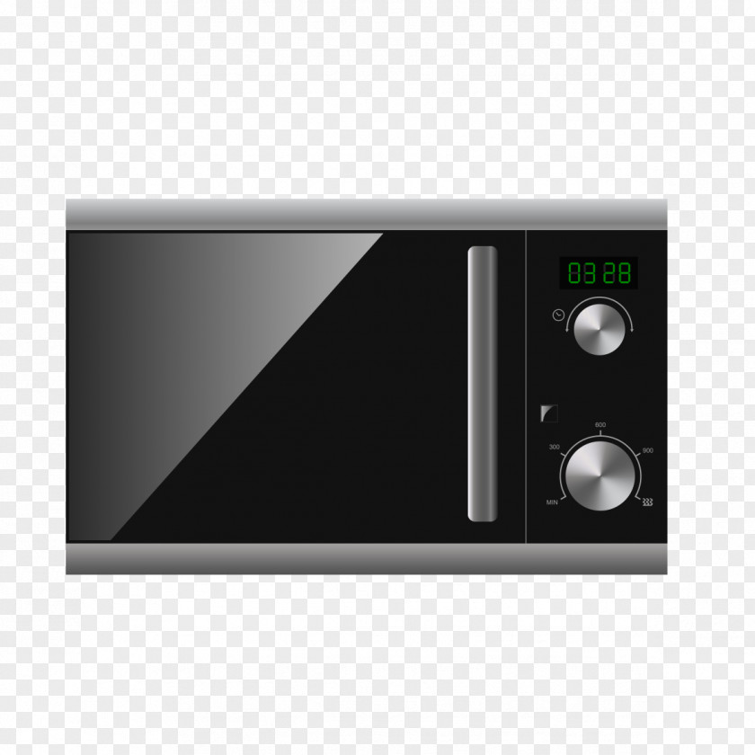 Hyun Black Microwave Graphics Home Appliance Oven Kitchen Galanz Electricity PNG