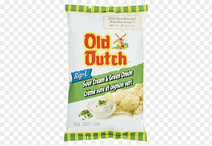 Sour Cream Onion Potato Chip Gratin Flavor Old Dutch Foods PNG