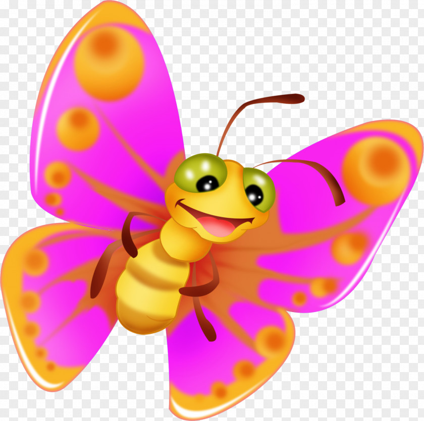 Butterfly Cartoon Clip Art PNG