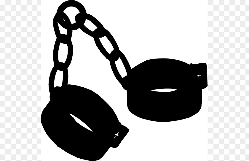 Handcuffs Silhouette Clip Art PNG