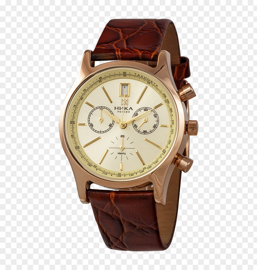 Clock Watch Gold J. ESTINA Co Metal PNG