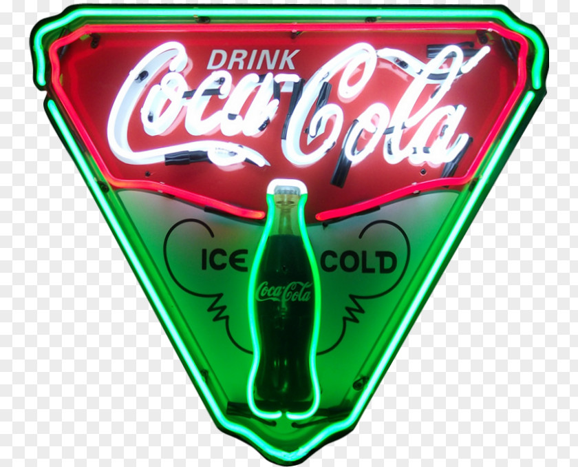 Coca Cola Fizzy Drinks Coca-Cola Neon Sign Lighting PNG
