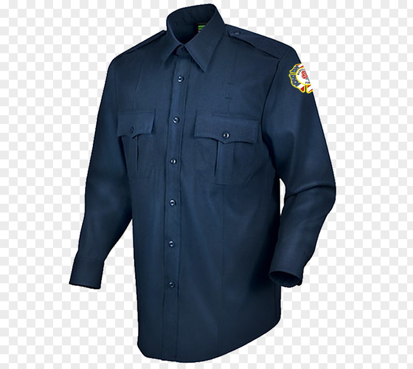 Dress Shirt T-shirt Jacket Navy Blue Clothing PNG