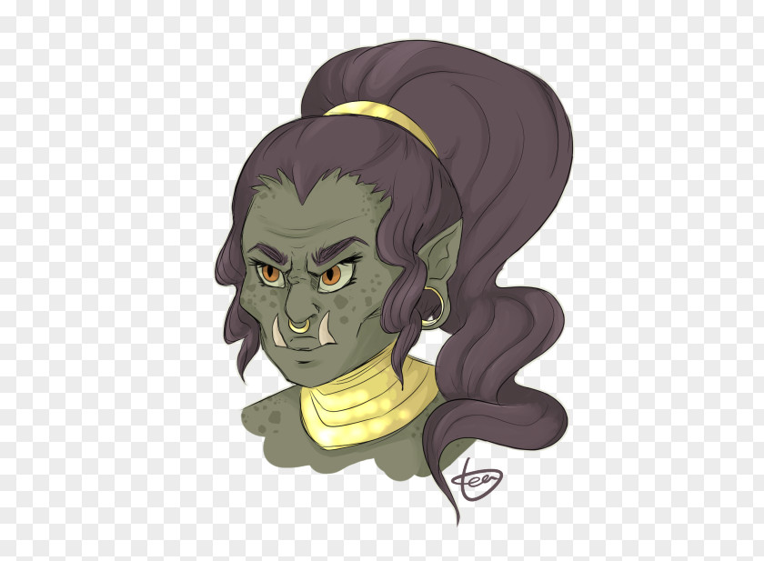 Half-orc Tusk Orc Legendary Creature Drawing Fantasy PNG