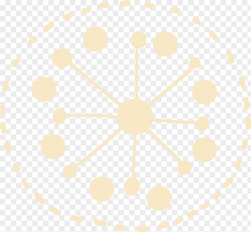 Little Fresh Yellow Circle Pattern PNG