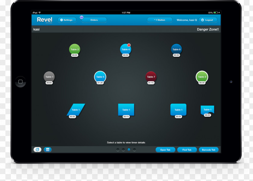 Restaurant Management Tablet Computers Point Of Sale Computer Software Revel Systems PNG