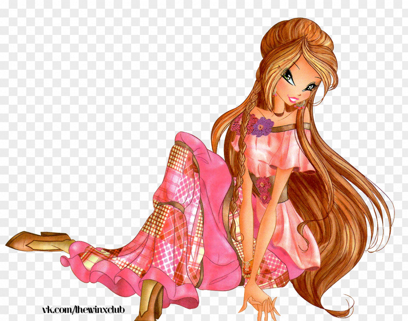 Season 6 FairyFlora Flora Tecna Bloom Winx Club PNG