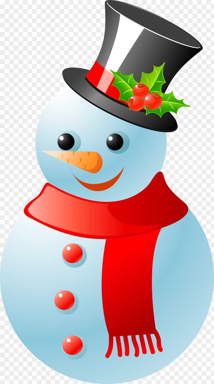 White Snowman PNG