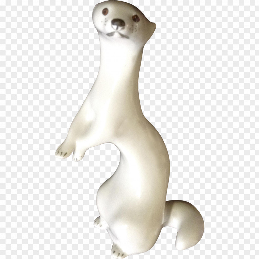 Ferret Stoat Figurine Imperial Porcelain PNG