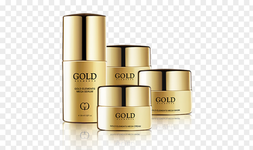 Gold Chemical Element Cream Skin Care Serum PNG
