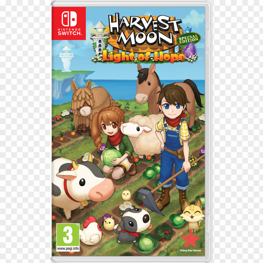 Harvest Moon Back To Nature Chicken Moon: Light Of Hope Nintendo Switch DS: Island Happiness Video Games PNG