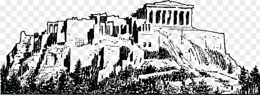 Parthenon Classical Athens Coloring Book Map Acropolis Of PNG