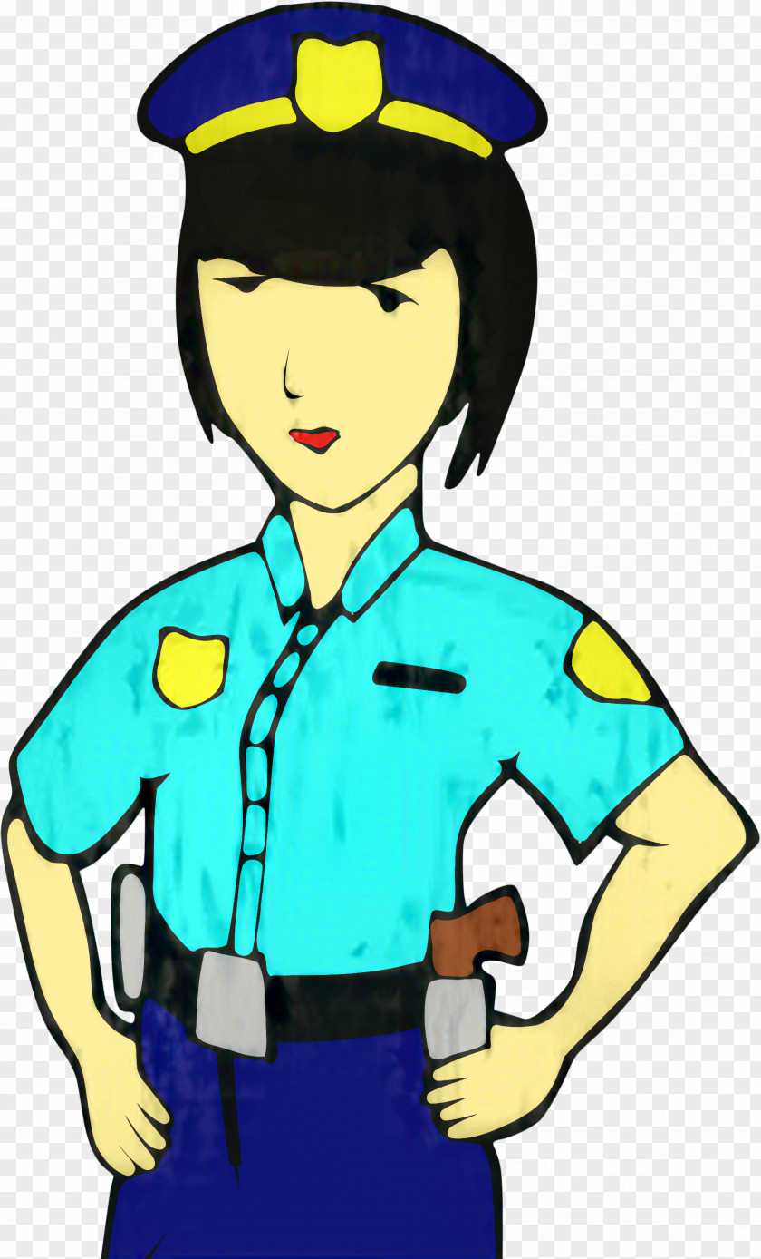 Style Gesture Police Uniform PNG
