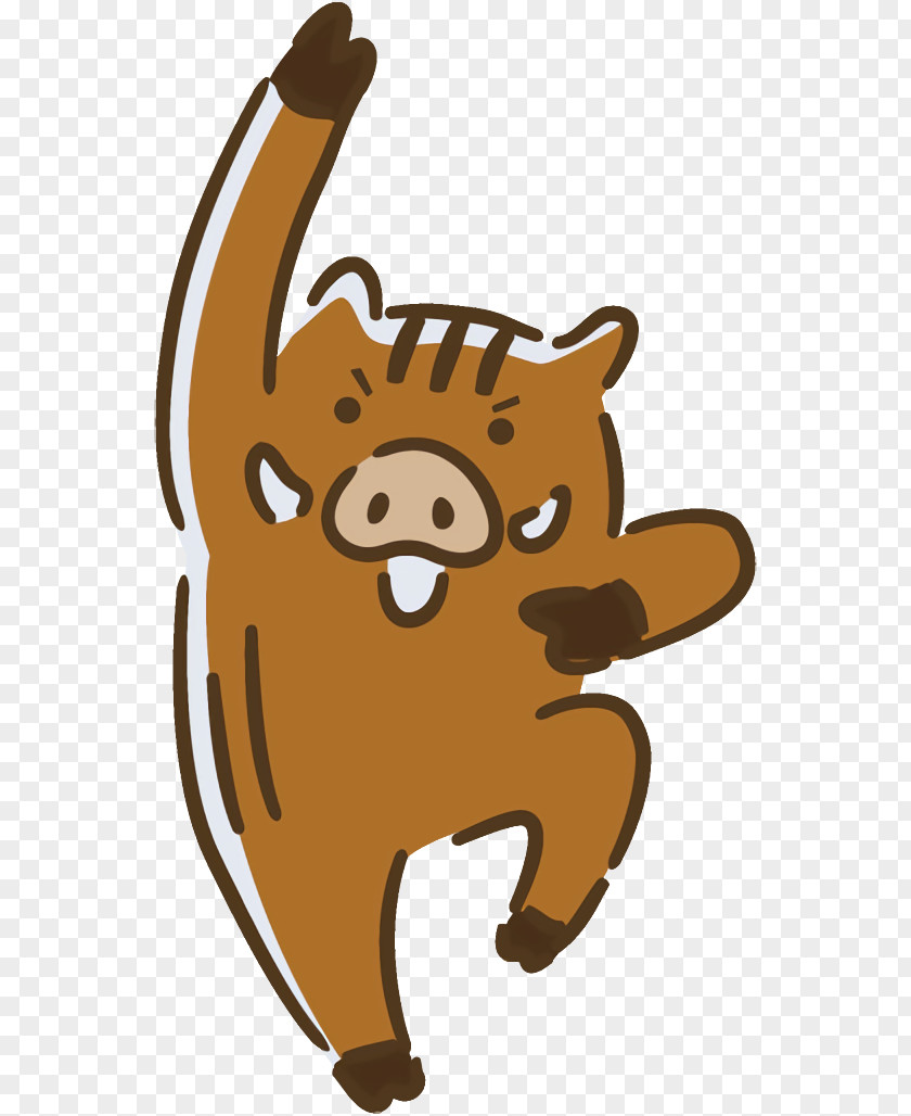 Brown Bear Cartoon Clip Art PNG