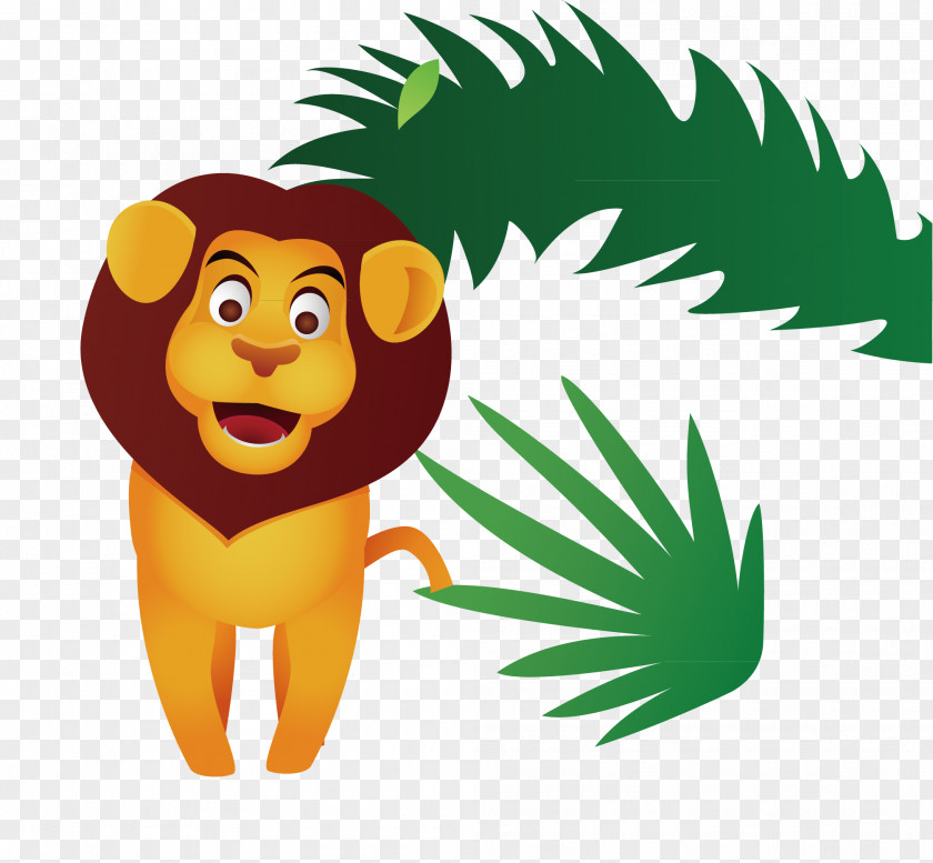 Cartoon Lion Animal Clip Art PNG