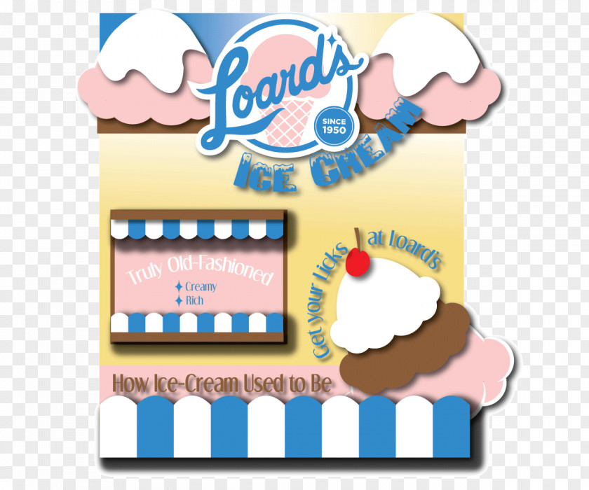 Ice Cream Loard's Designer Poster PNG